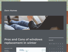 Tablet Screenshot of dornhomes.org